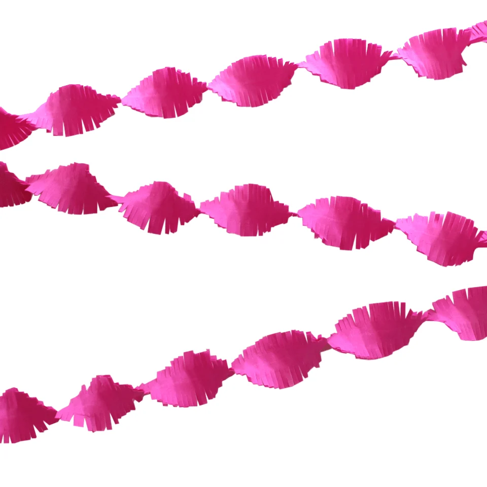Fuksia seppeleet kreppi 6m