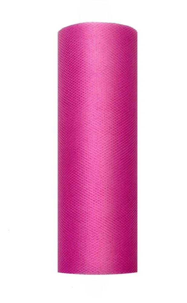 Fuksia Tulle Roll 15cm 9m