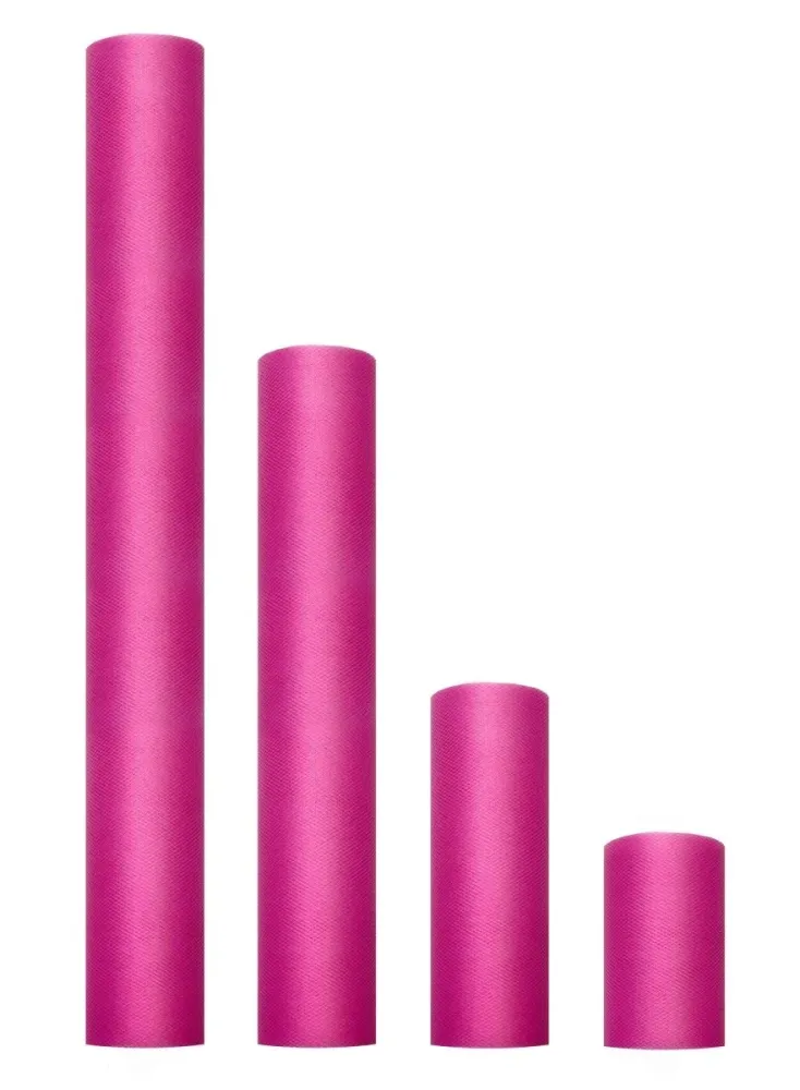 Fuksia Tulle Roll 15cm 9m