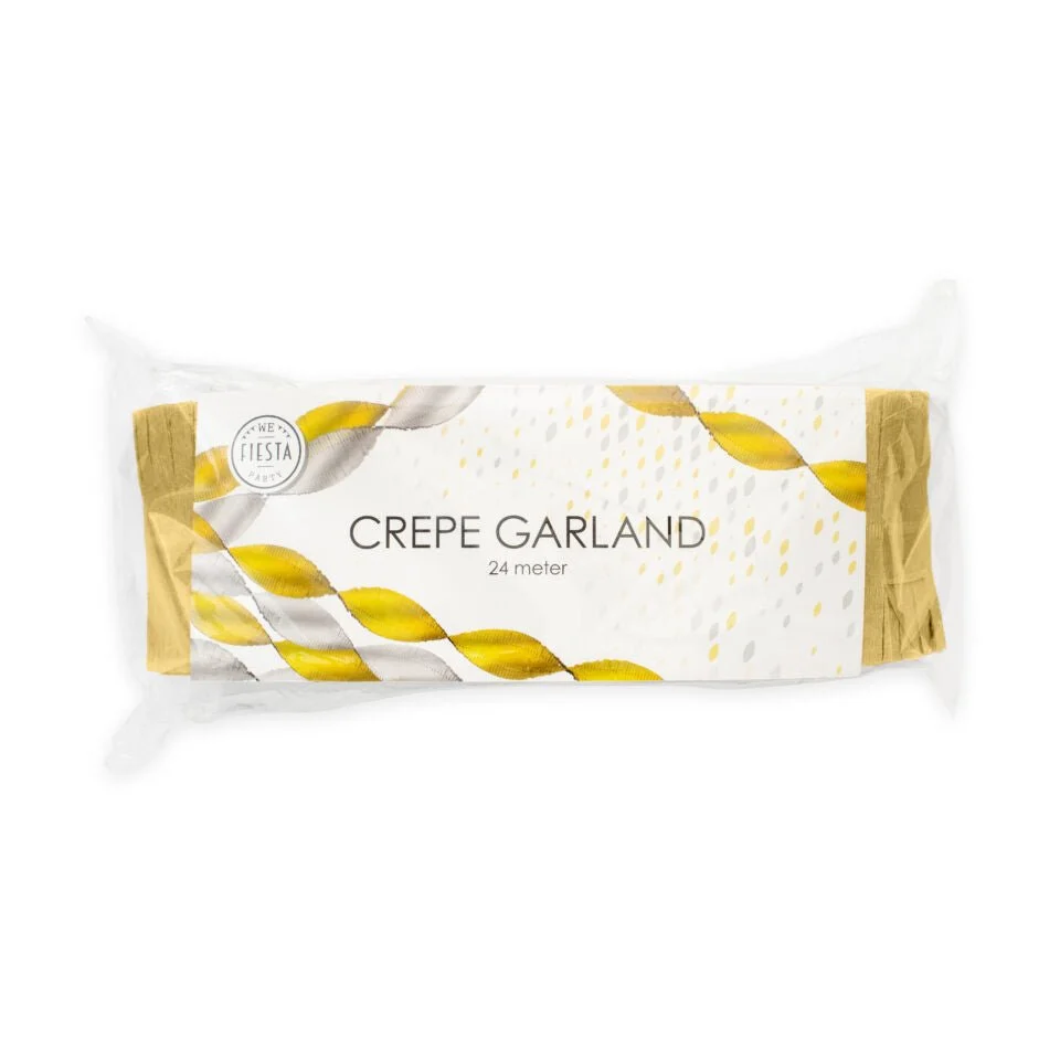 Garland Gold Crepe 24m