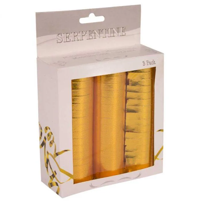 Gold Serpentine Metallic 3kpl