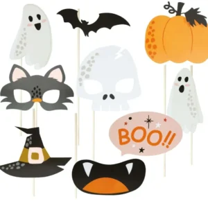 Halloween Photobooth rekvisiitta 15cm 10kpl