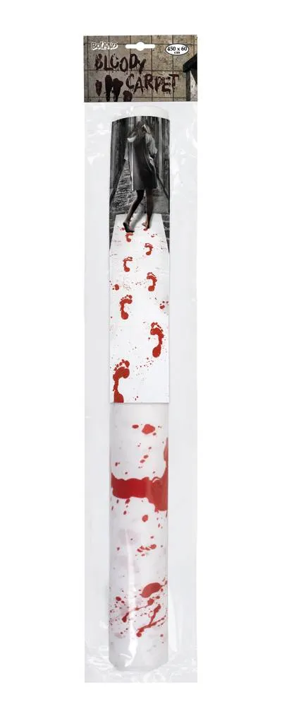 Halloween Runner Valkoinen veri 60cm 4.5m