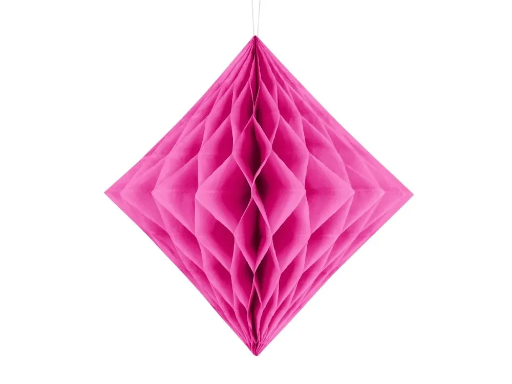 Honeycomb Diamond Fuksia 20cm