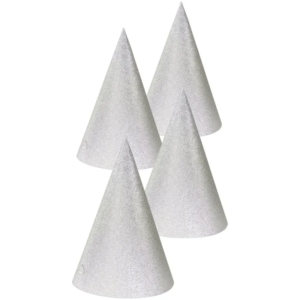 Hopea Glitter Party Hatut 16cm - 4 kpl