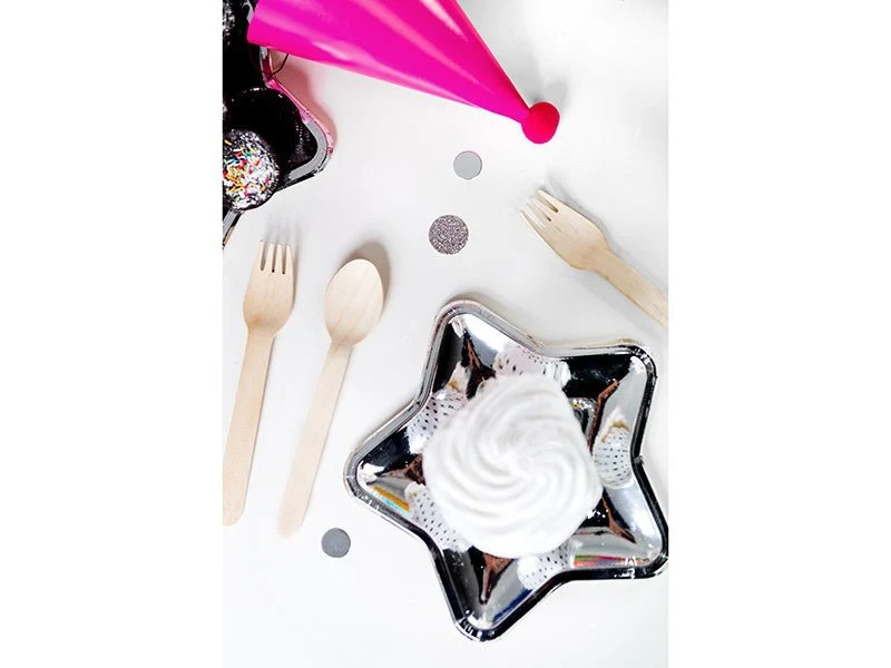 Hopealautaset 18cm 6kpl