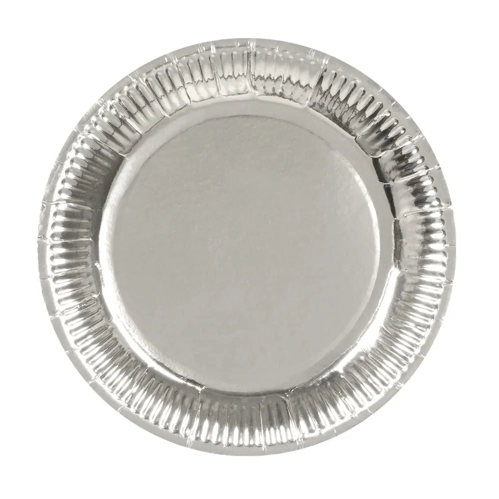 Hopealautaset 23cm 6kpl