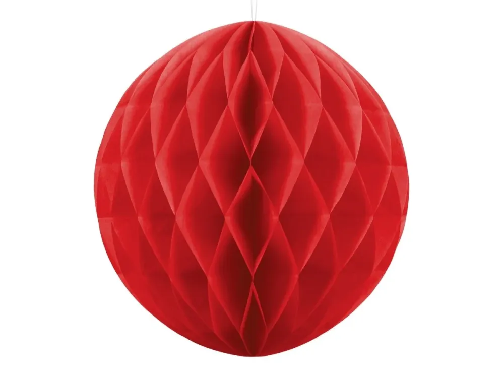 Hunajakennopallo punainen 30cm