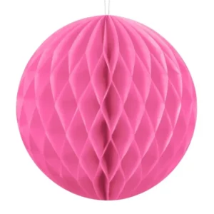 Hunajakennopallo vaaleanpunainen 10cm