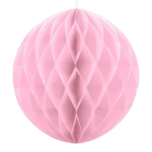 Hunajakennopallo vaaleanpunainen 20cm