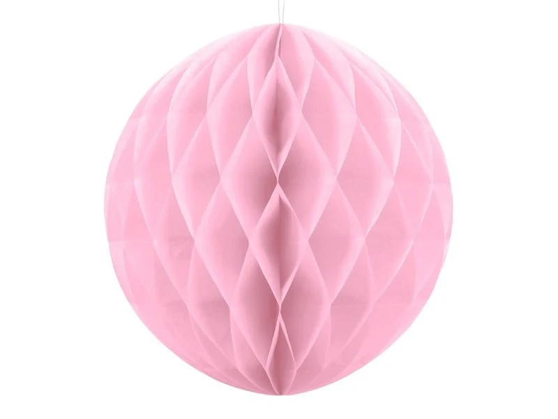 Hunajakennopallo vaaleanpunainen 20cm