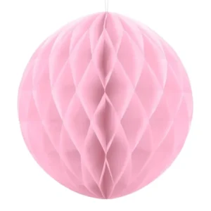 Hunajakennopallo vaaleanpunainen 40cm