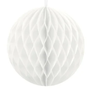 Hunajakennopallo valkoinen 20cm