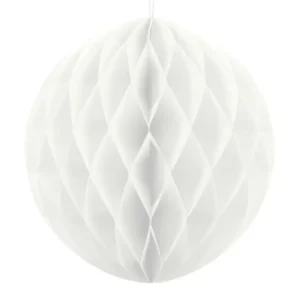 Hunajakennopallo valkoinen 30cm