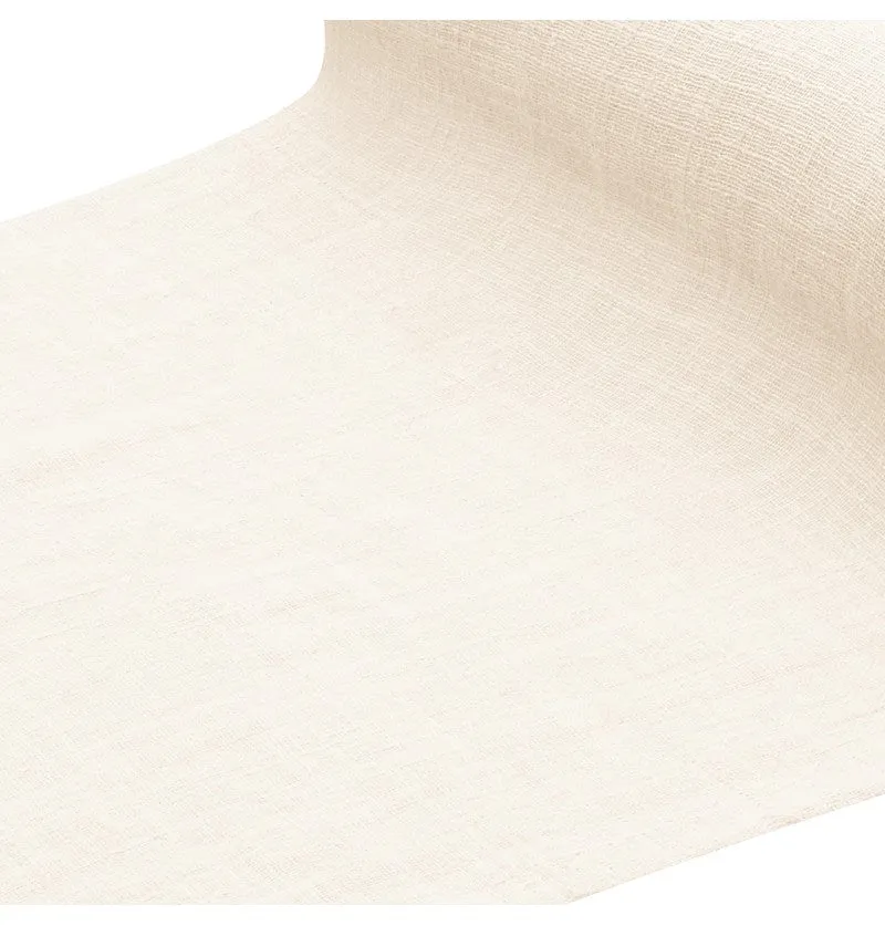 Ivory puuvilla pöytäliina 2.4m