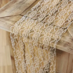 Ivory pöytäjuoksija Lace 3.1m 3kpl 3kpl