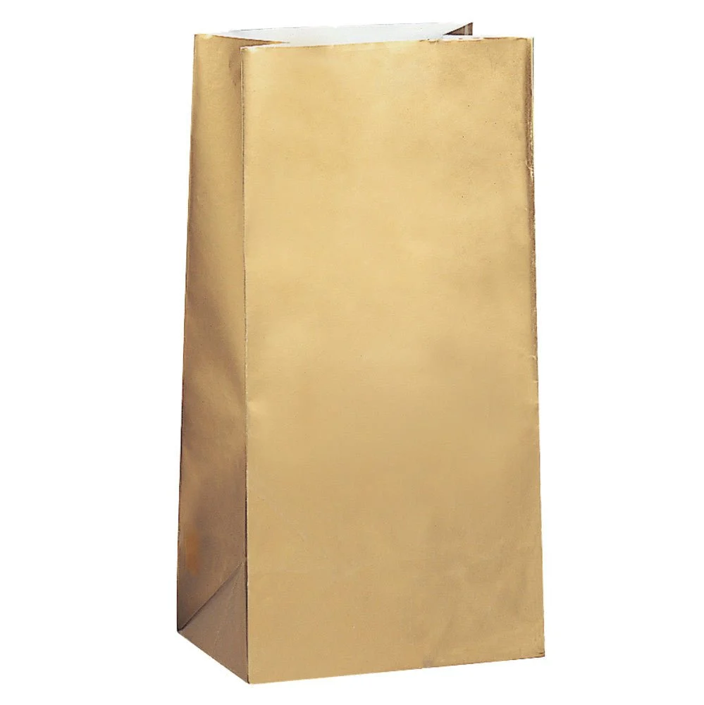 Jakopussit kultaiset metalliset 25cm 10kpl 10kpl