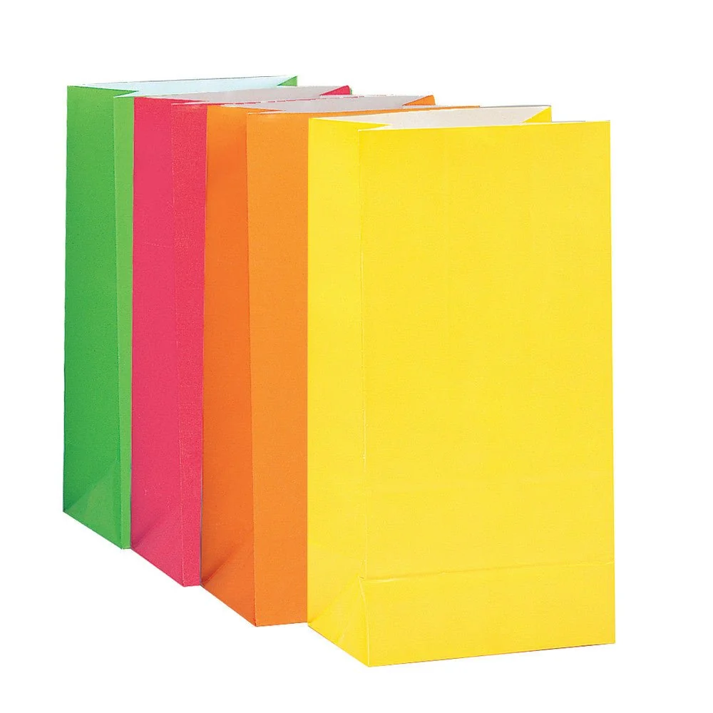 Juhlapussit Neon 25cm 10kpl