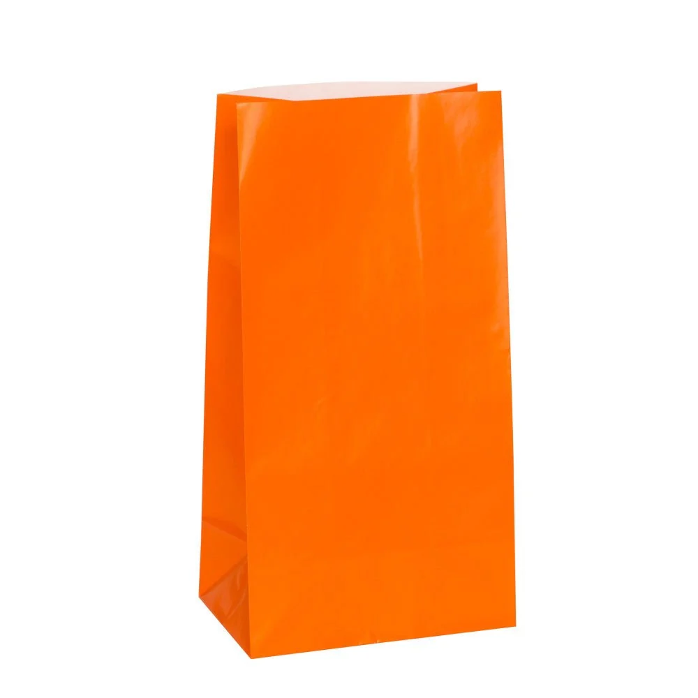 Juhlapussit Oranssi 25cm 12kpl