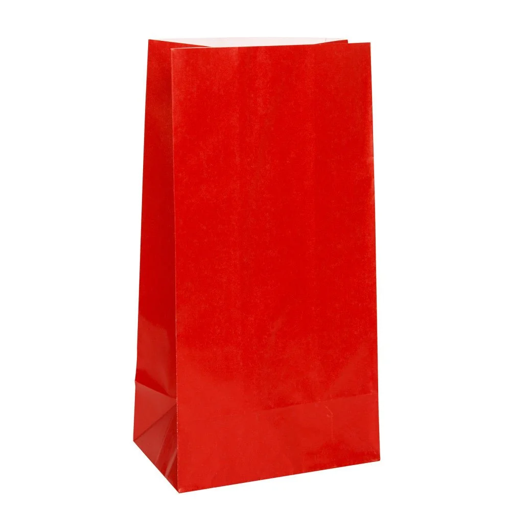 Juhlapussit Punainen 25cm 12kpl