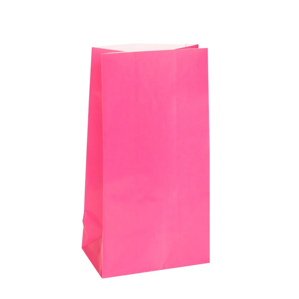 Juhlapussit vaaleanpunainen 25cm 12kpl