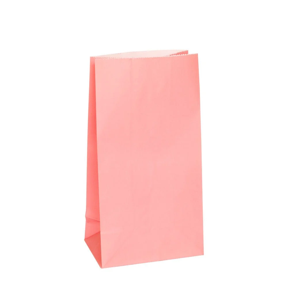Juhlapussit vaaleanpunainen pastelli 25cm 12kpl