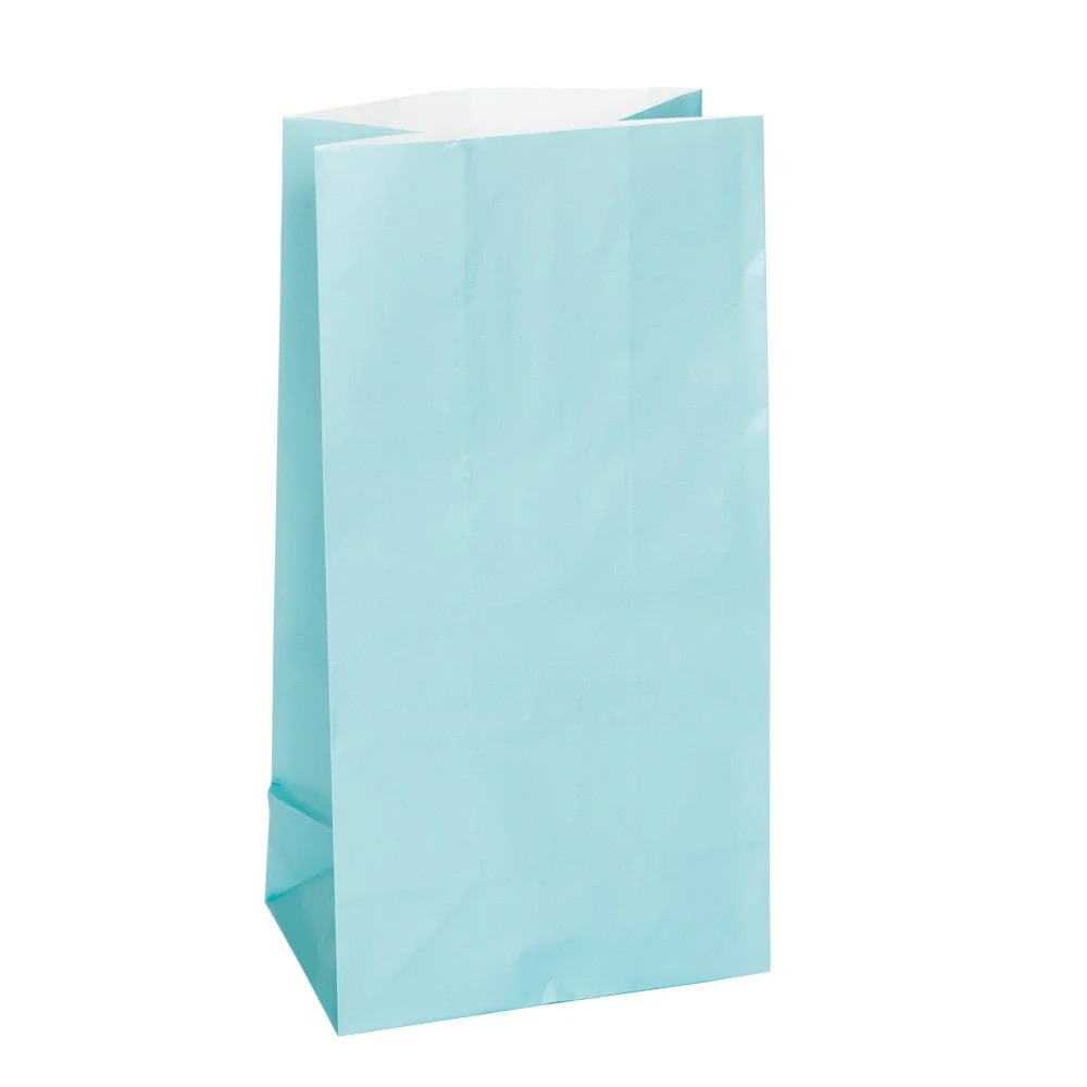 Juhlapussit vaaleansiniset 25cm 12kpl