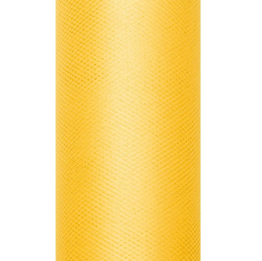 Keltainen Tulle Roll 15cm 9m