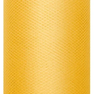 Keltainen Tulle Roll Jäykkä 30cm 50m