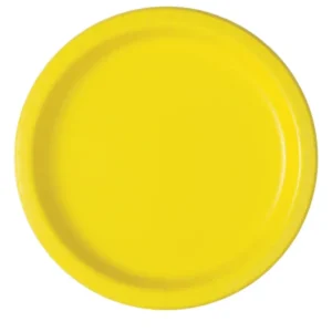 Keltaiset lautaset 17.1cm 8kpl