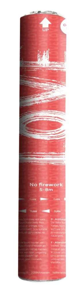 Konfetti tykki sydän 28cm