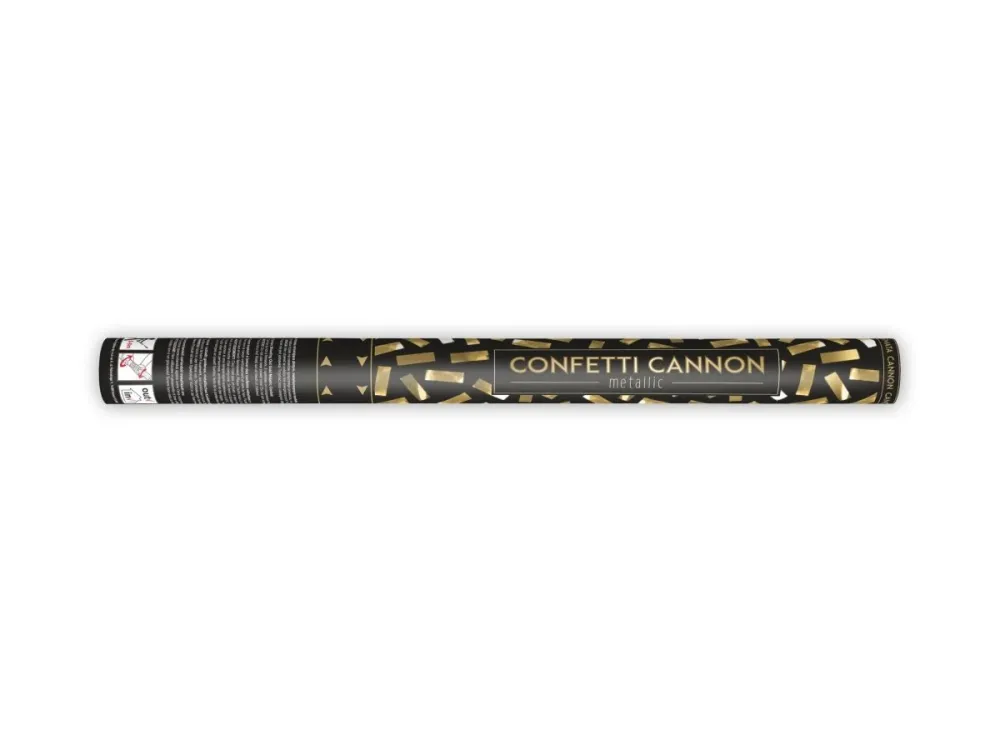 Konfettitykki Gold 60cm