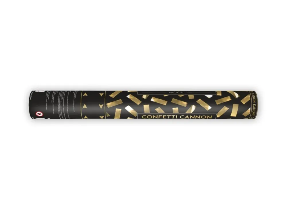 Konfettitykki Gold Metallic 40cm