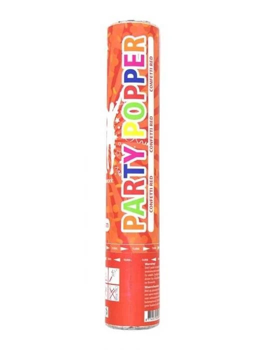 Konfettitykki punainen 28cm