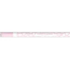 Konfettitykki Valkoinen ruusun terälehtiä 80cm