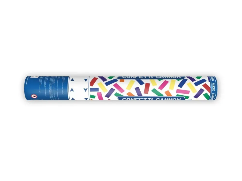 Konfettitykki värillinen paperi 40cm
