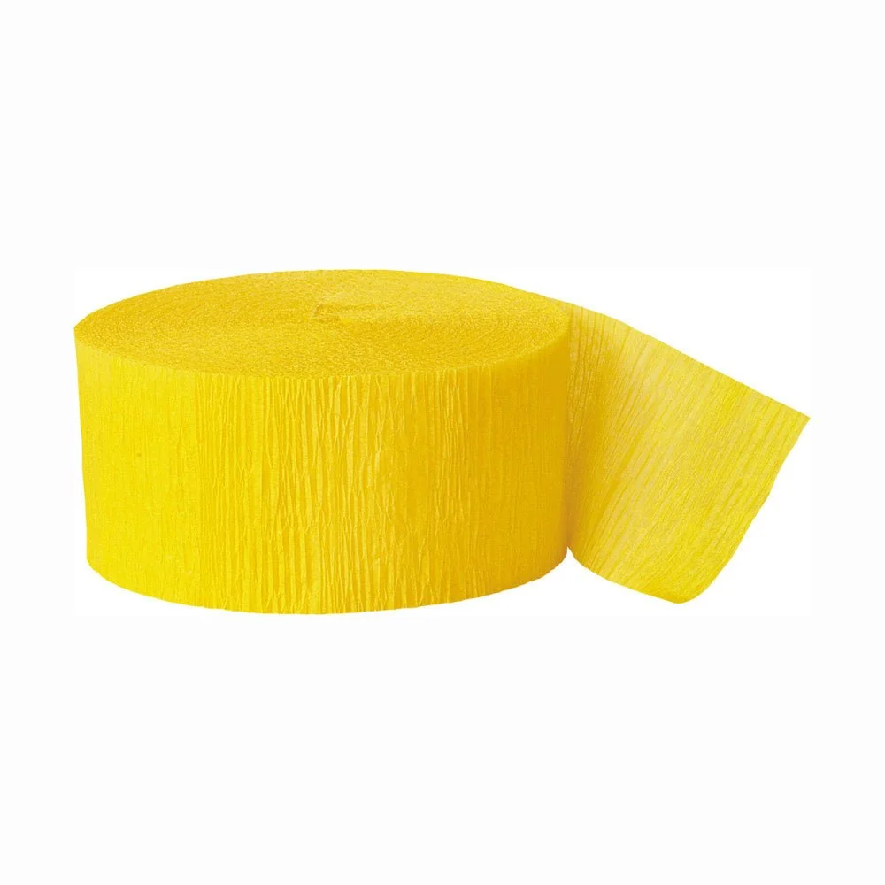 Kreppikranssi Keltainen 24m