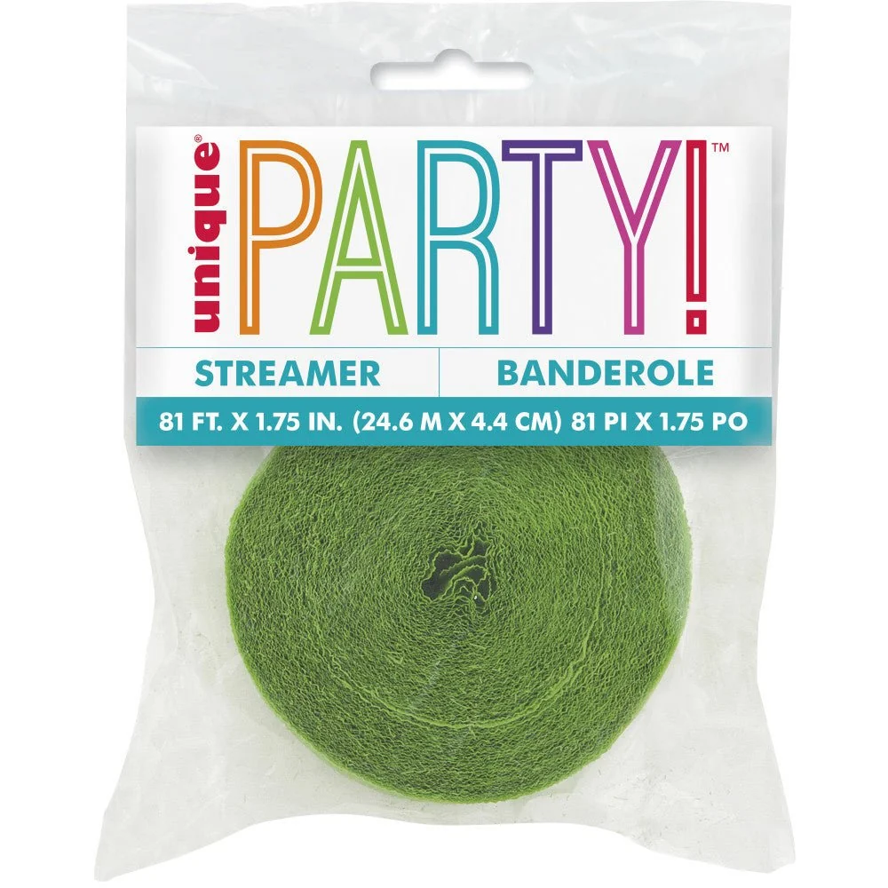 Kreppikranssi Lime Green 24m