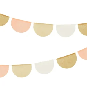 Kulta Valkoinen Nude Garland 3m