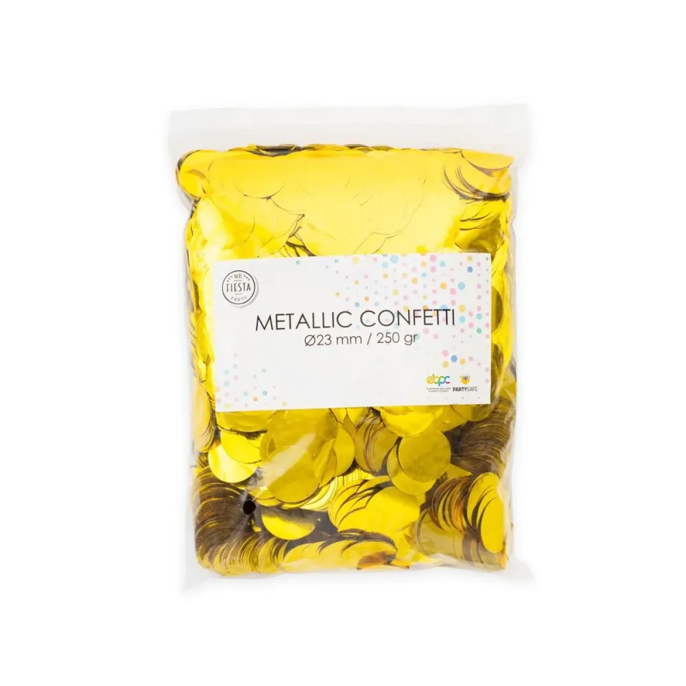 Kultainen konfetti metallinen 250gr