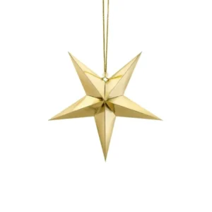 Kultainen Lampion tähti 30cm