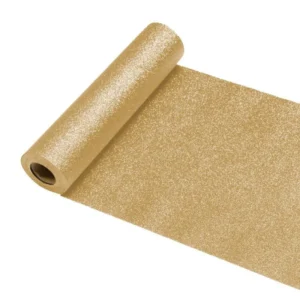 Kultainen pöytäjuoksija Glitter 30Cm 5m 5m