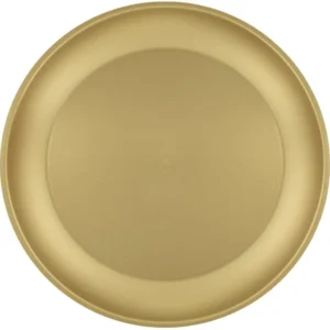 Kultaiset lautaset metalli 21cm 4kpl