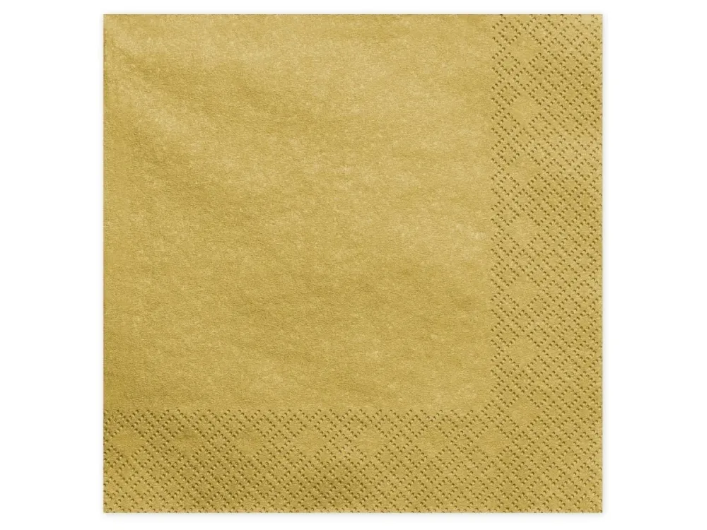 Kultaiset lautasliinat 40cm 20kpl
