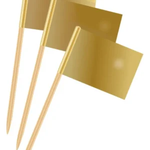 Kultaiset piikit 7cm 50kpl