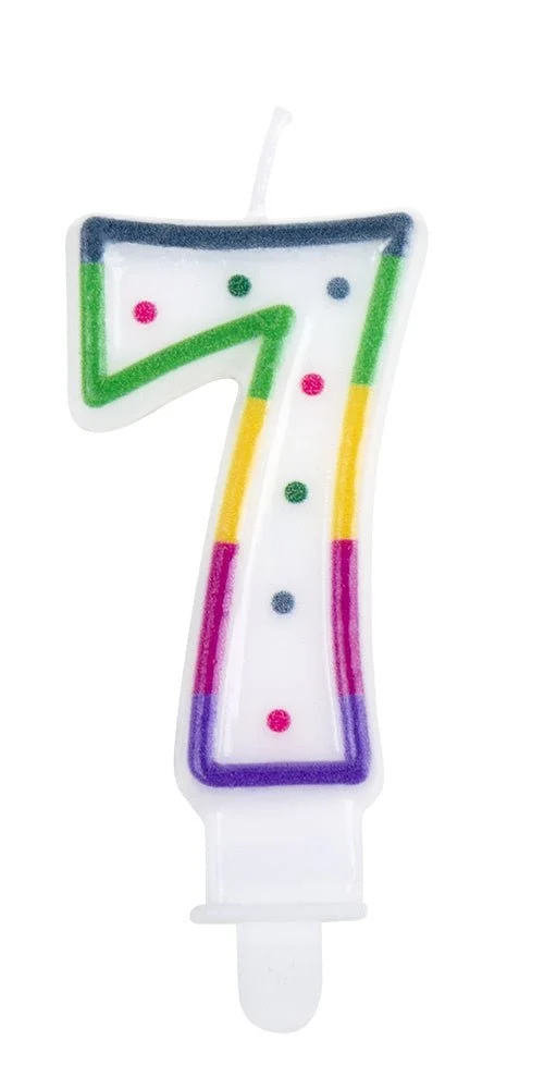 Kynttilä 7 vuotta 8cm
