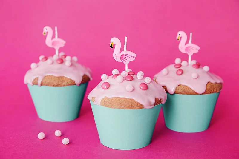 Kynttilät Flamingo 3cm 5kpl
