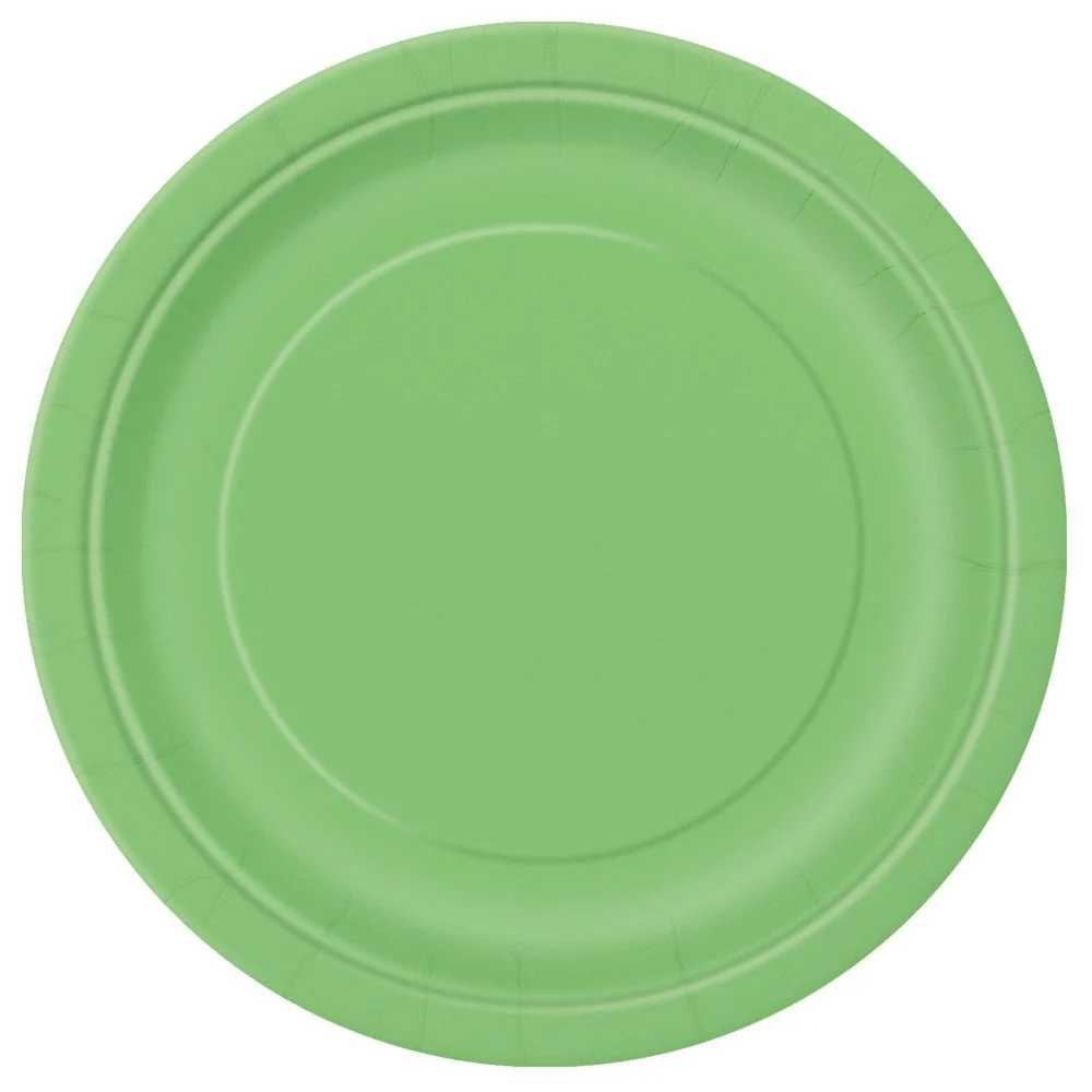 Lautaset Lime Green 22cm 8kpl