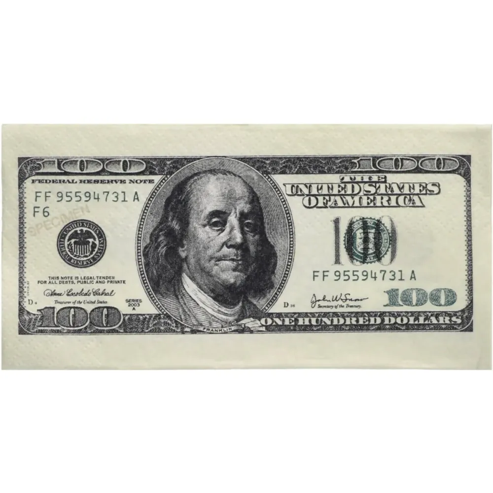 Lautasliinat - $100 - 33 x 33 cm - 10 kappaletta