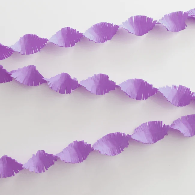 Lilac Garlands kreppi 24m